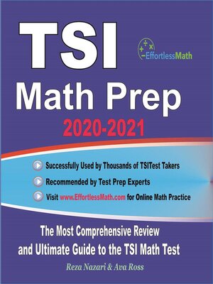 cover image of TSI Math Prep 2020-2021